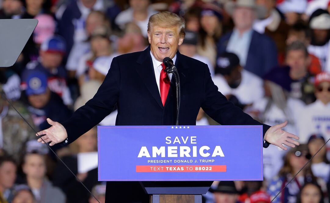 En enero, Donald Trump recaudó 13.8 millones de dólares y en diciembre 10.5 millones para su campaña presidencial. Foto: EFE/ Archivo