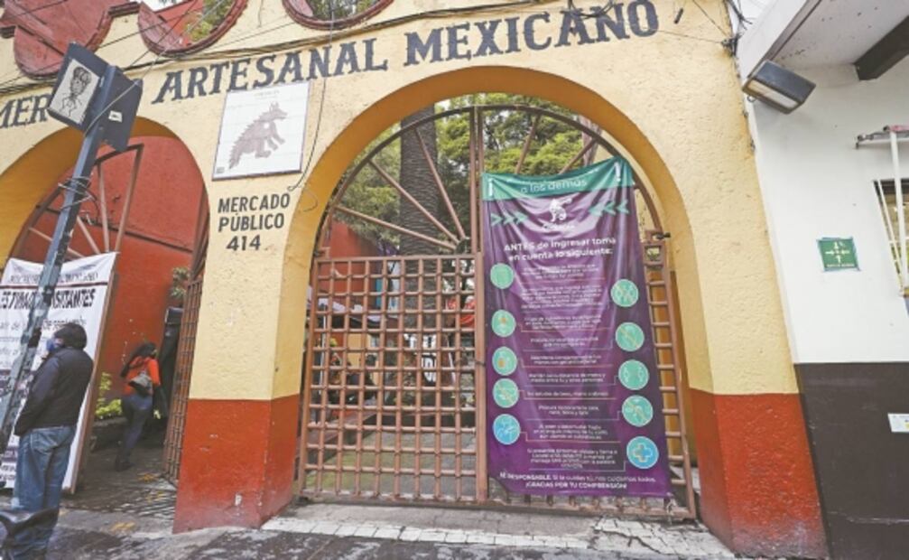 Rehabilitan mercado artesanal de Coyoacán