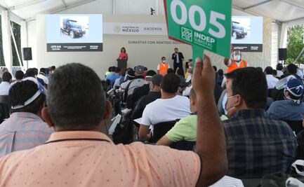 Subasta del INDEP obtiene 22 millones 964 mil pesos; se destinarán para sector salud