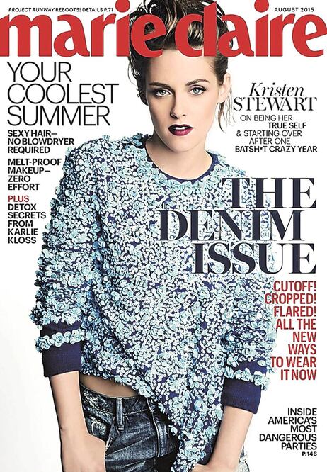 Confesión. Kristen dijo que la fama que ganó con las películas de la saga Crepúsc ulo significó problemas en su adolescencia.