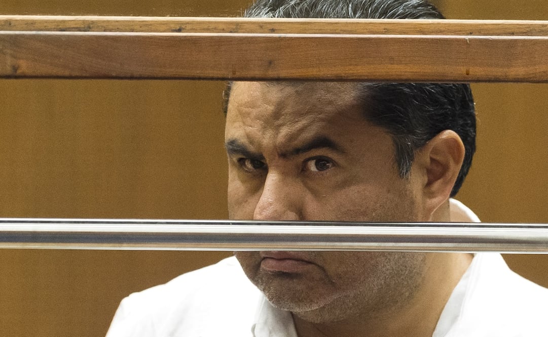 Naasón Joaquín García, líder de la iglesia fundamentalista mexicana La Luz del Mundo, comparece ante el Tribunal Superior del Condado de Los Ángeles en 2020. Foto: AP