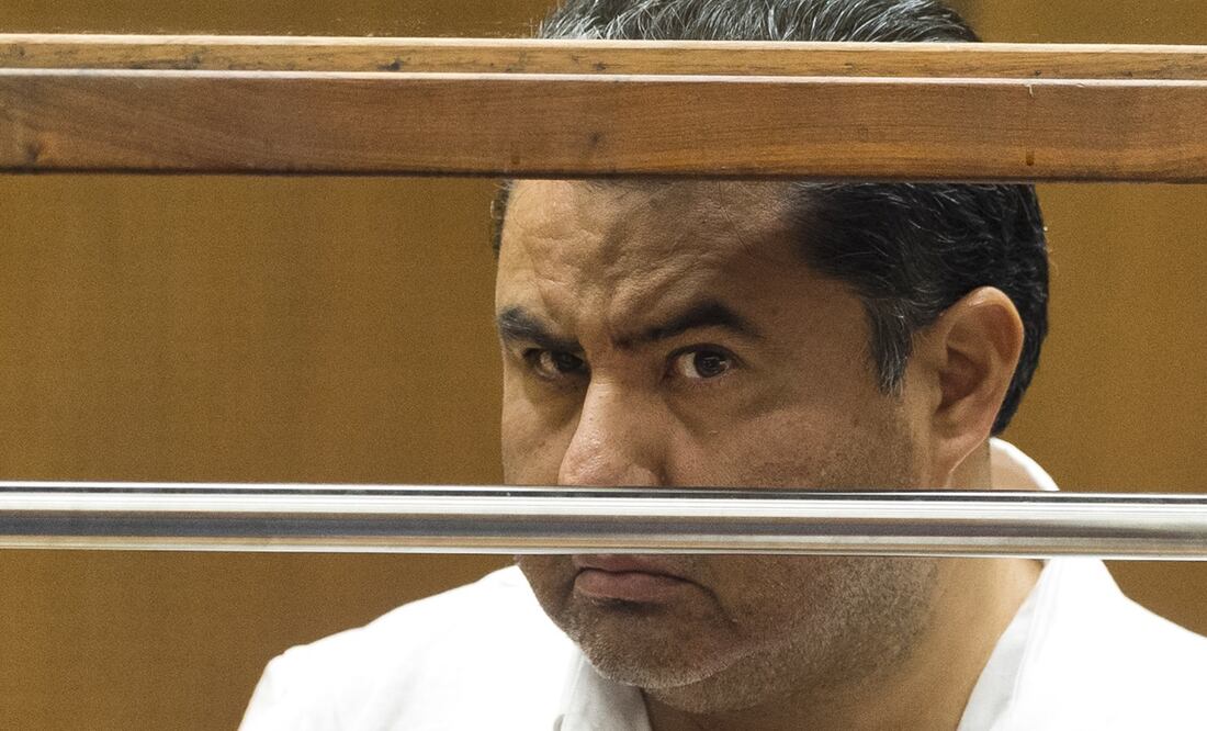 Naasón Joaquín García, líder de la iglesia fundamentalista mexicana La Luz del Mundo, comparece ante el Tribunal Superior del Condado de Los Ángeles 2020. Foto: AP /Damian Dovarganes, Archivo EL UNIVERSAL.