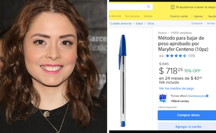 Los mejores memes que dejó la pluma azul de Maryfer Centeno; asegura que ayuda a bajar de peso
