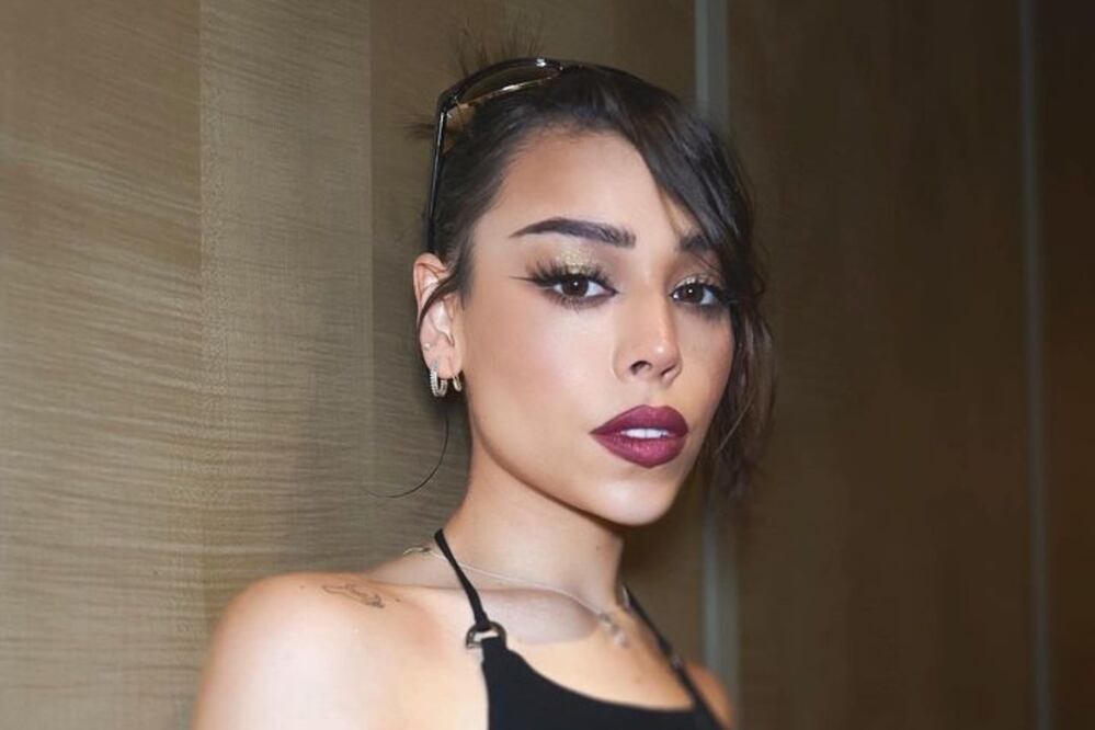 Danna Paola arrancó suspiros con sus pantalones sin ropa interior. Foto: Instagram @dannapaola