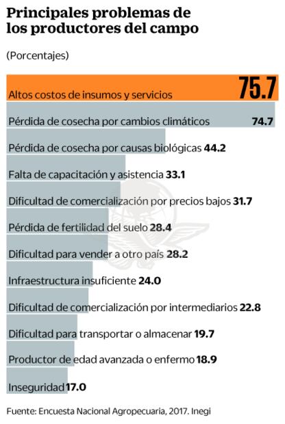 Costos, el reto a vencer para agroproductores 