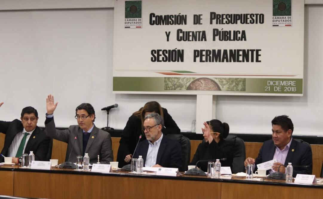 Sesión de la Comisión de Presupuesto (ARCHIVO. EL UNIVERSAL)