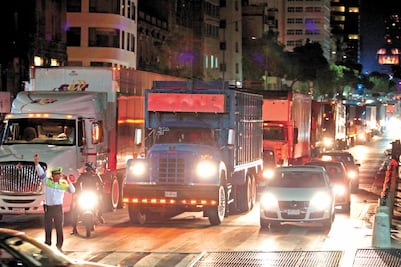 En octubre cierran paso a camiones en el Centro