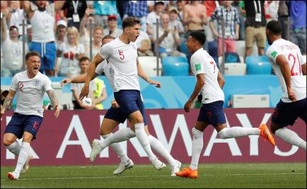 ​ John Stones marcó el 1-0 de Inglaterra vs Panamá