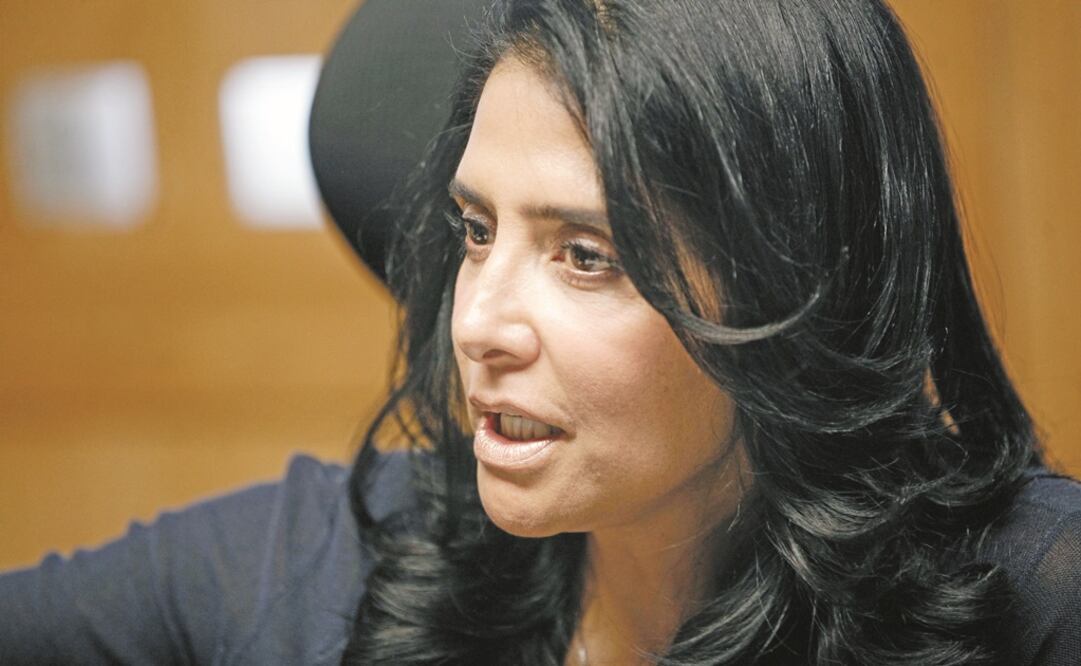 Alejandra Barrales, vicecoordinadora del grupo parlamentario de Movimiento Ciudadano (MC) en el Senado. Foto: EL UNIVERSAL