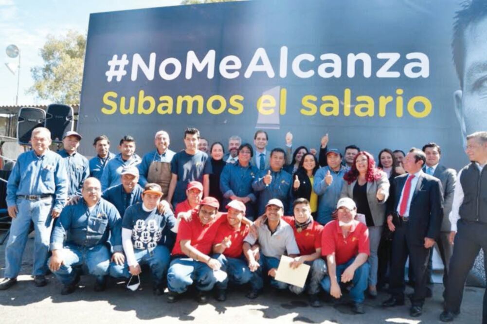 La campaña arrancó en la empresa FYE de México, ubicada en Iztapalapa, a donde acudieron dirigentes perredistas (ESPECIAL)