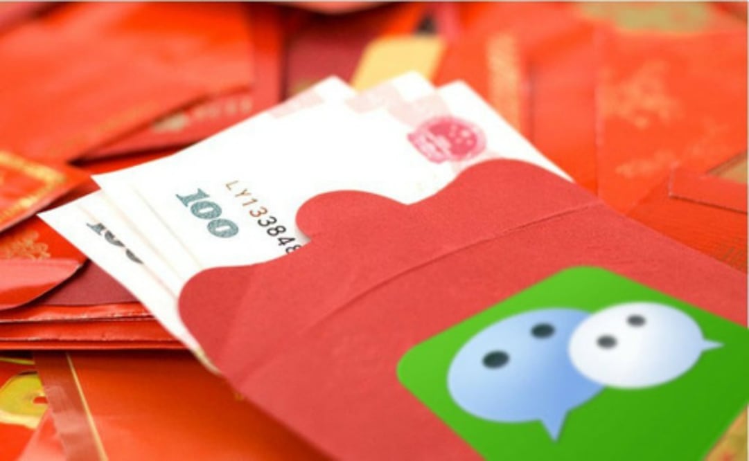 El pasado domingo, se registraron 8 mil 80 millones de intercambios de "hongbao" digitales en Wechat
