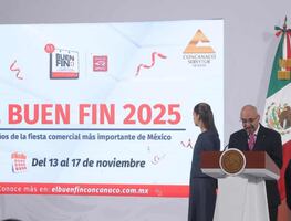 Prevén derrama económica de 200 mil mdp por el Buen Fin 2025; Lotería Nacional emitirá billete conmemorativo por su 15 aniversario