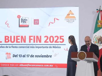 Prevén derrama económica de 200 mil mdp por el Buen Fin 2025; Lotería Nacional emitirá billete conmemorativo por su 15 aniversario