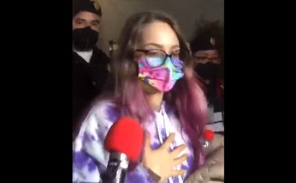 "Feliz y agradecida con los que me apoyaron", dice YosStop tras salir del reclusorio