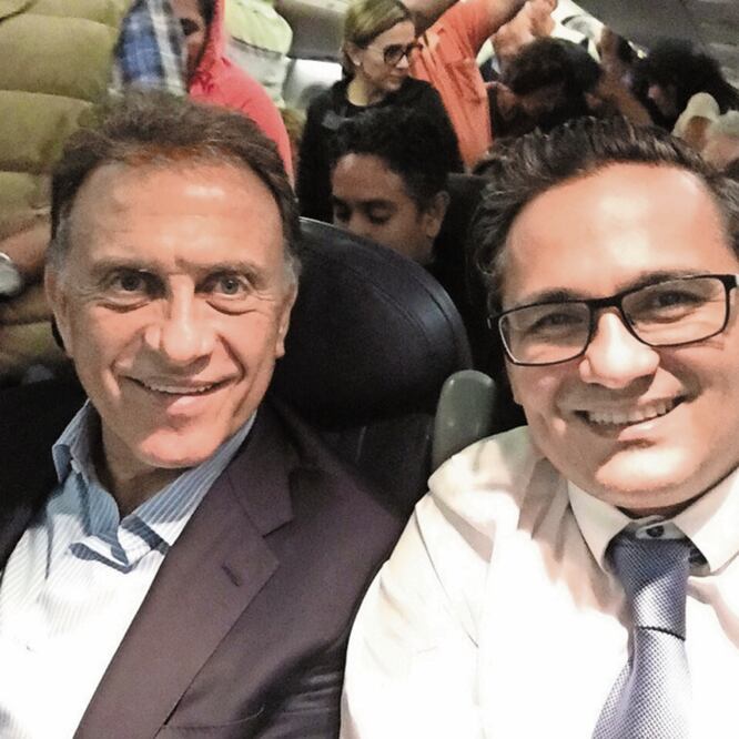 En las gestiones del exgobernador Miguel Ángel Yunes (izq.) y del fiscal Jorge Winckler fueron cometidos actos de tortura, confirmó la CEDH. ARCHIVO EL UNIVERSAL