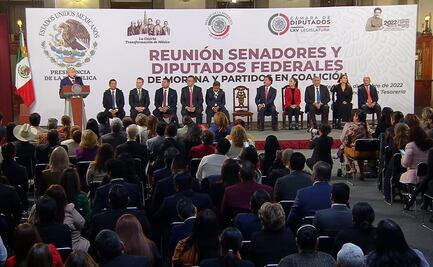 Legisladores de la 4T salen felices de reunión con AMLO; "ya era necesario un apapacho", afirman