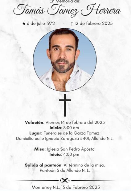 Muere el actor Tomás Tamez.