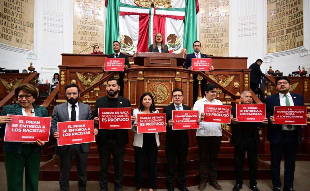 Morena impulsa regulación de viajes legislativos; PRI y PAN acusan censura en Congreso de CDMX.
Foto: Especial.