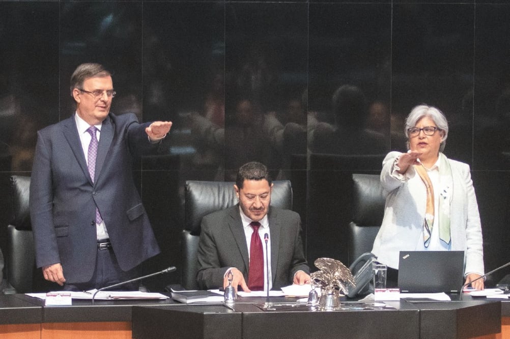 El canciller señaló que ganó tiempo con EU, y que si hubiera optado por dejar la imposición de aranceles, se habrían perdido millones de empleos. Foto: ISAAC ESQUIVEL. CUARTOSCURO