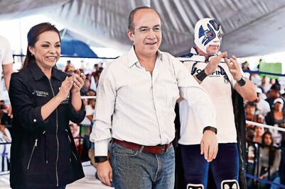 Se suma Calderón a lucha de Josefina por Edomex