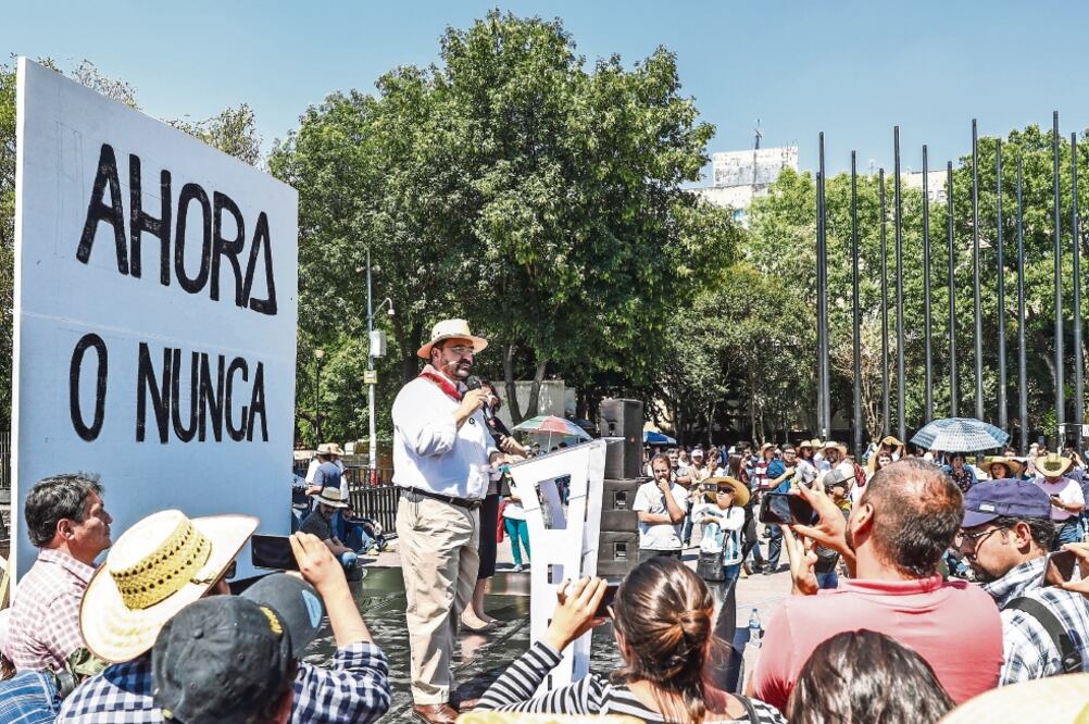 Emilio Álvarez Icaza Longoria aseguró que promoverá un régimen de derechos donde todos tengan cabida y respeto y donde funcionen los balances democráticos. (YADIN XOLALPA. EL UNIVERSAL)