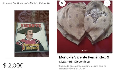 Discos de Vicente Fernández se cotizan en el mercado virtual hasta en 2 mil pesos