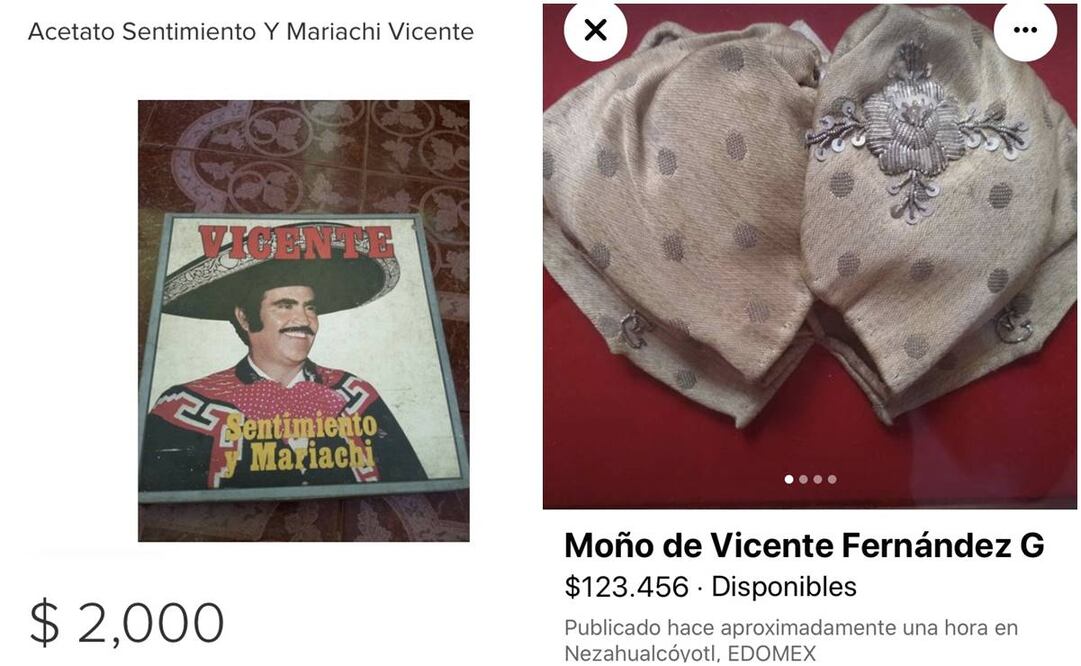 En línea se vende un presunto moño usado por Fernández, que contiene las siglas de su nombre. Foto: especial