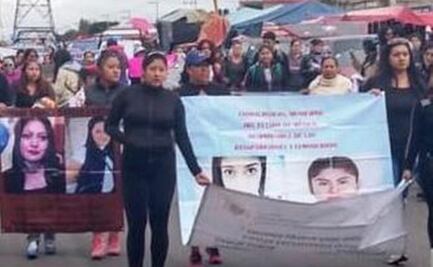 Marchan en Chimalhuacán por feminicidios; exigen "castigo a los asesinos"