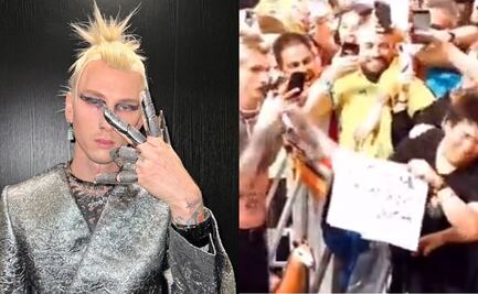 Machine Gun Kelly, pareja de Megan Fox, golpea a fan mexicano en un Festival