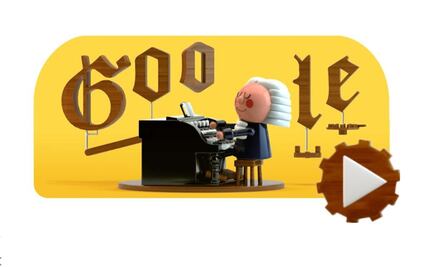 Google celebra a Johann Sebastian Bach con doodle interactivo