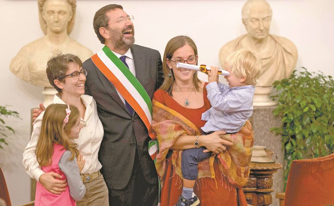Constanza y Monia contrajeron nupcias en Roma durante 2014. Foto: AP