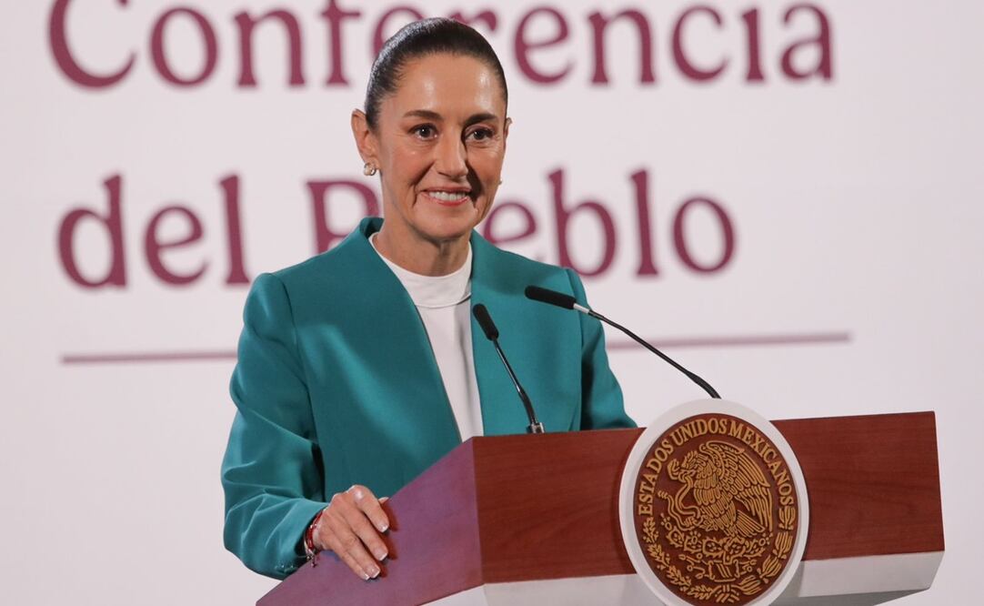 Conferencia matutina de la presidenta Claudia Sheinbaum en Palacio Nacional. Foto: Axel Sánchez
