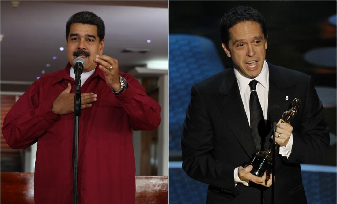 El presidente de Venezuela, Nicolás Maduro y Lee Unkrich, director de la película “Coco”. (ESPECIAL)