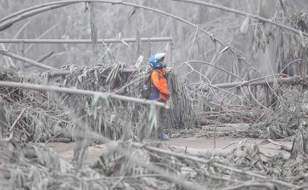Aumenta a 34 cifra de muertos por erupción del volcán Semeru en Indonesia