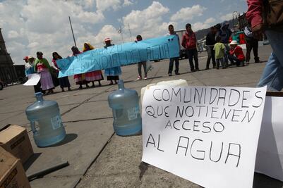 ​Amagan mazahuas con cerrar compuertas del Sistema Cutzamala en Toluca
