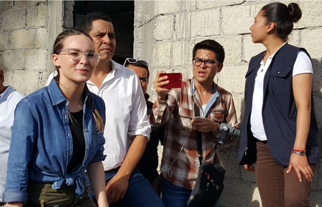 Belinda recorre Jojutla. Foto: Tony Rivera