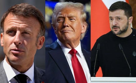 Macron se reunirá con Trump y con Zelensky antes de la reapertura de Notre Dame; prevén un posible diálogo sobre la invasión rusa