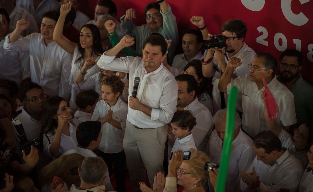 Mauricio Sahuí Rivero declaró que quiere un Yucatán con sueños y no con pesadillas.  (FOTO: Cuauhtémoc Moreno Cabrera. EL UNIVERSAL)