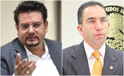 "Serénese"; chocan García Soto y Javier Lozano en Twitter