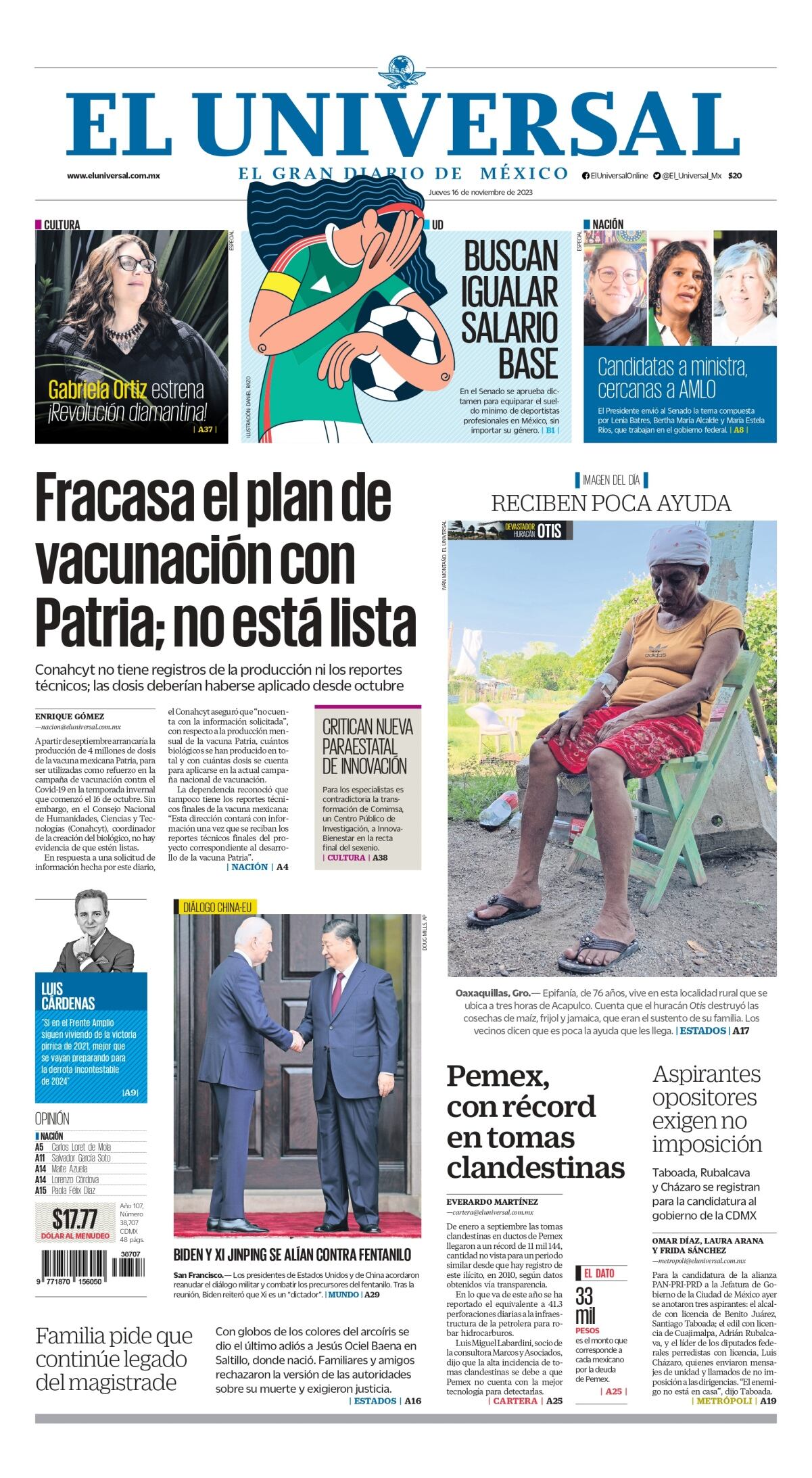 Portada impresa