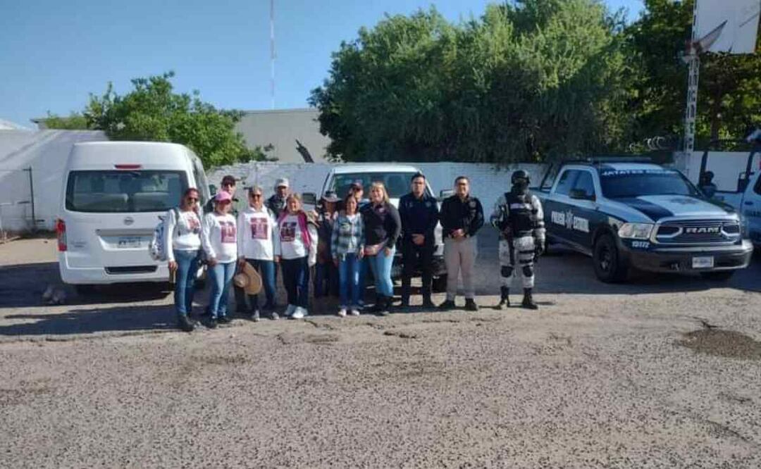 Al momento no tienen información si hay personas detenidas, o si los elementos de la Guardia Nacional regresaron tras poner a las madres a salvo. Fotos: Madres Buscadoras de Sonora