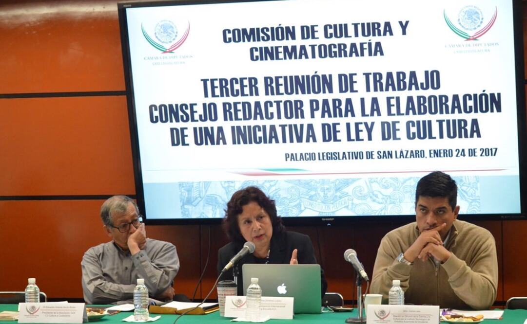 Reunión del Consejo Redactor de Iniciativa de Ley de Cultura. Foto: Cortesía Comisión de Cultura de la Cámara de Diputados
