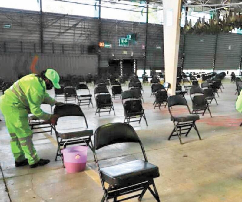 Las sedes se alistaron para la jornada de vacunación. Foto: ESPECIAL