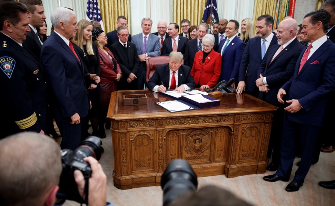 El último "cierre", el segundo de la administración Trump, en febrero pasado, duró apenas unas horas; el primero de su gobierno, en enero, se prolongó tres días. Foto: EFE 