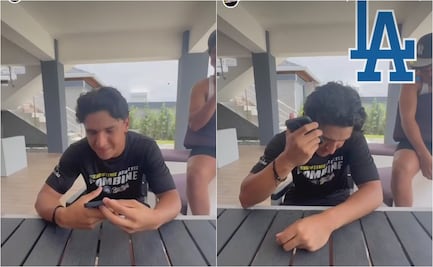 Emotivo momento en el que Ezequiel Rivera, prospecto mexicano, avisó a su mamá que firmó con Dodgers