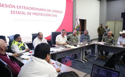 Protección Civil de Tamaulipas reforzará acciones ante tormenta Barry; gobernador pide mantener informada a población