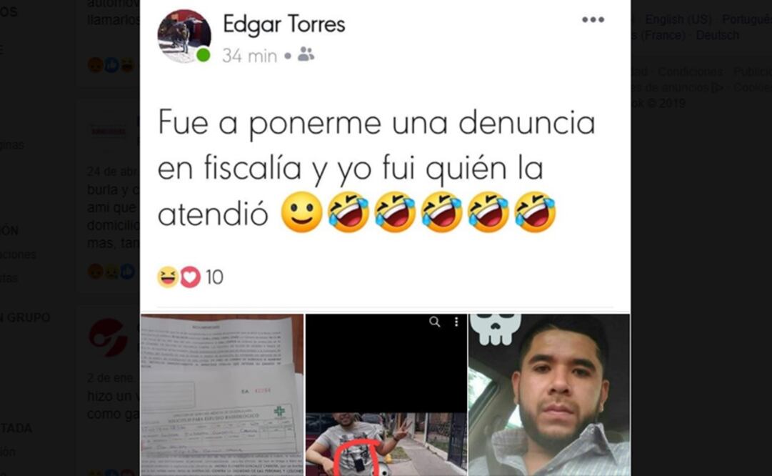 El sujeto presumió en redes sociales su burla