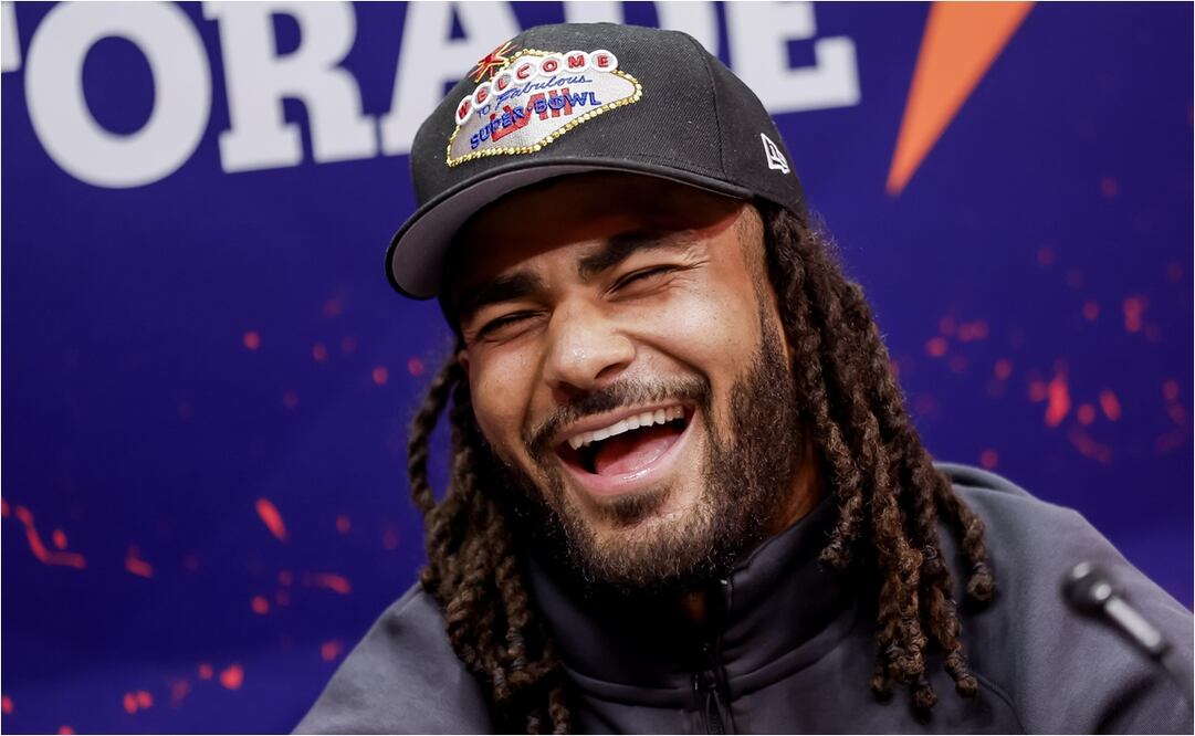 Fred Warner en conferencia de prensa. FOTO: EFE