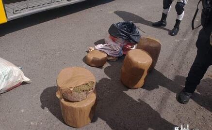 Detienen a 15 pasajeros y al chofer de un autobús tras hallar 20 kilos de marihuana en el portaequipaje