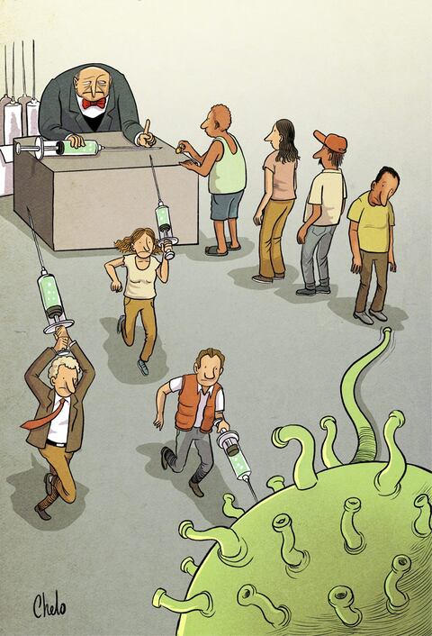 Vacunación desigual en el mundo